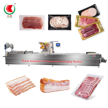 Mesin pengemasan vakum thermoforming bacon